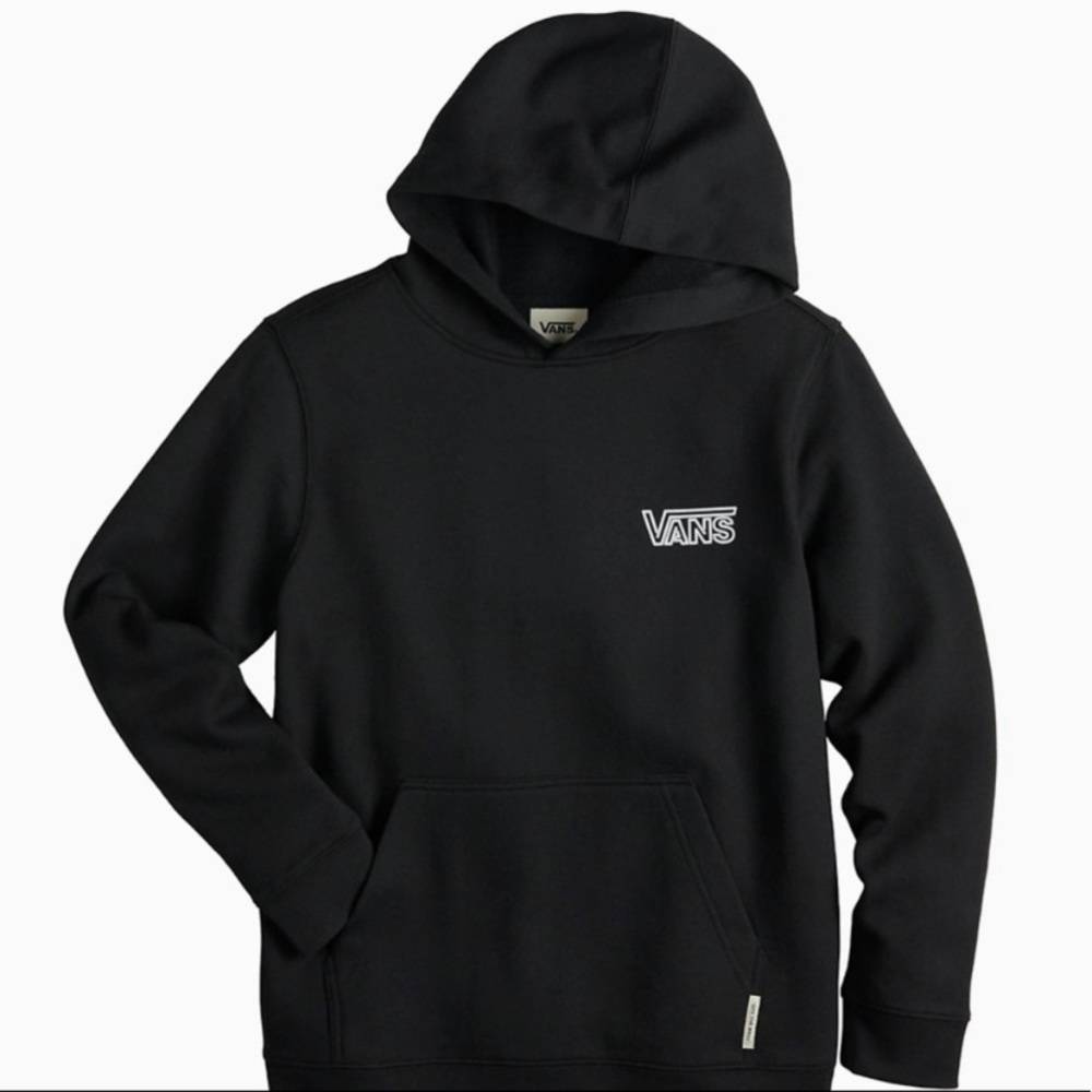 Girl/boy vans pullover graphic fleece hoodie